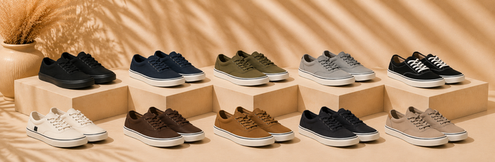 Men Vulcanize Shoe