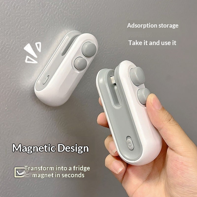 Rechargeable 2-in-1 Mini Bag Sealer & Cutter