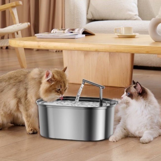 Pet Stainless Steel Steel Pet Water Fountain