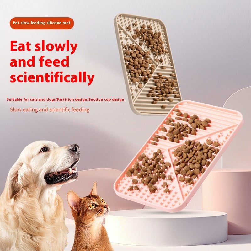 Silicone Pet Lick Mat – Suction Cup Slow Feeder