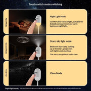 Night Light For The Bedroom Bedside Lamp For Sleep Baby Feeding And Eye Protection With USB Charging