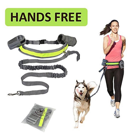 Hands-Free Running Dog Leash & Waist Belt Set