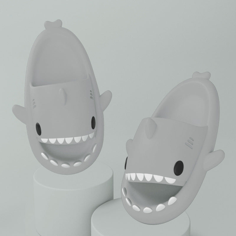 Cartoon Shark Slippers Funny Cutes Soft Slipper Indoor Outdoor  Shoes For Women Men Couples alternate view