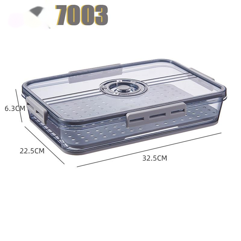 Refrigerator Storage Box Transparent Food Grade PET Plastic Storage Box alternate view