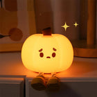 Cute Rechargeable Silicone Night Light – Touch Dimmable Bedside Lamp