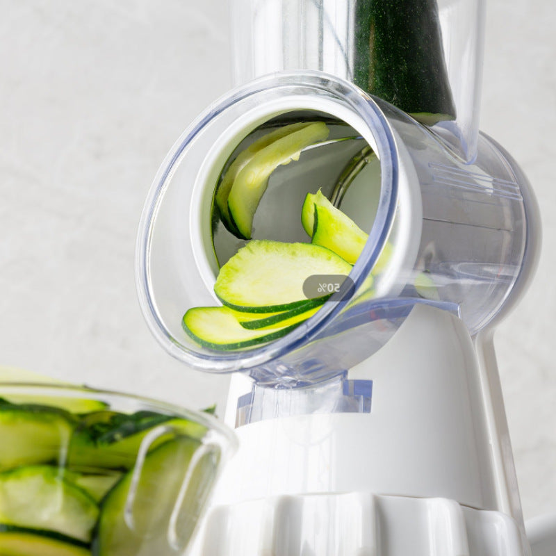 3 In 1 Vegetable Slicer Manual Kitchen Accessories Grater For Vegetable Cutter Round Chopper Mandolin Shredder Potato Home Kitchen Supplies Kitchen Gadgets alternate view