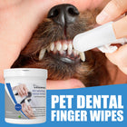Pet Dental Finger Wipes – Teeth Cleaning & Oral Care