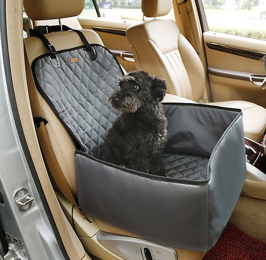 Waterproof Dog Car Booster Seat & Travel Bed