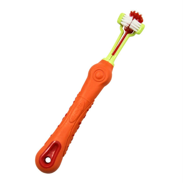 Double-Headed Pet Toothbrush for Dogs & Cats | Assaboor alternate view