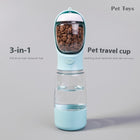 3-in-1 Portable Dog Water Bottle – Food & Waste Bag Dispenser