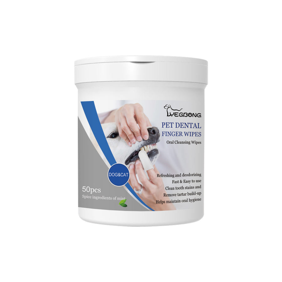 Pet Dental Finger Wipes – Teeth Cleaning & Oral Care alternate view