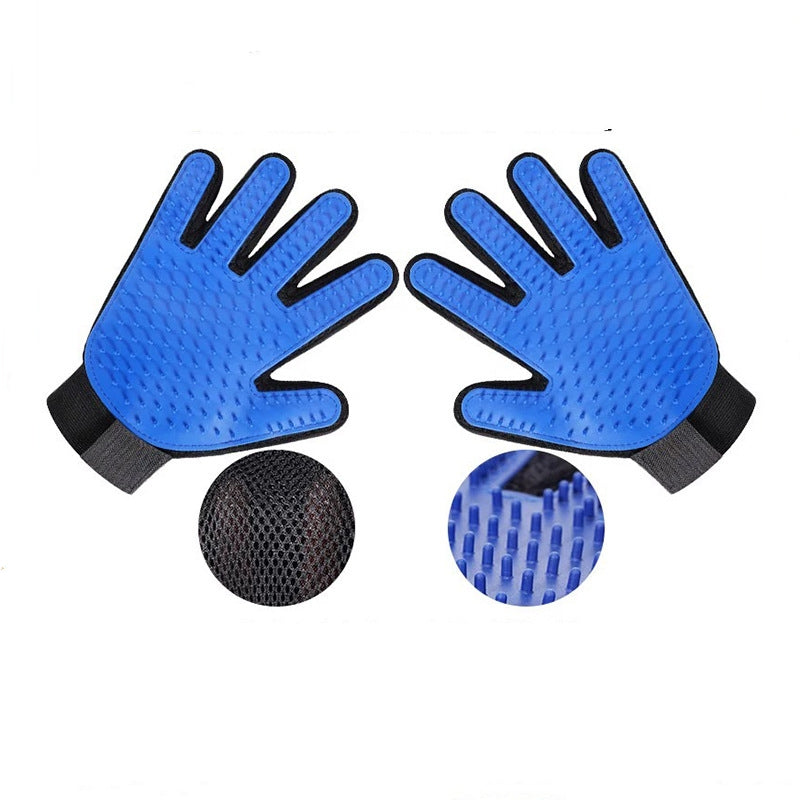 Pet Grooming Glove – Silicone Deshedding & Massage Glove