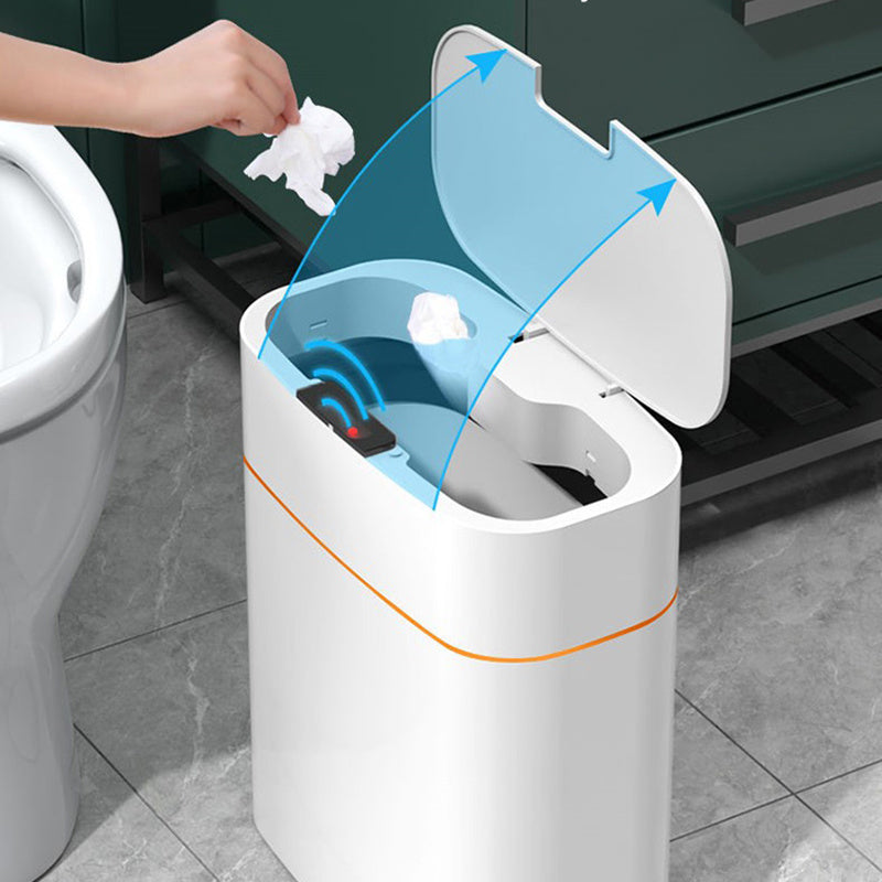 Smart Trash Can With Lid For Bedroom And Living Room Kitchen Storage Box Trash Can Induction Small Car Box Automatic Smart Dustbin Smart Trash Bin alternate view