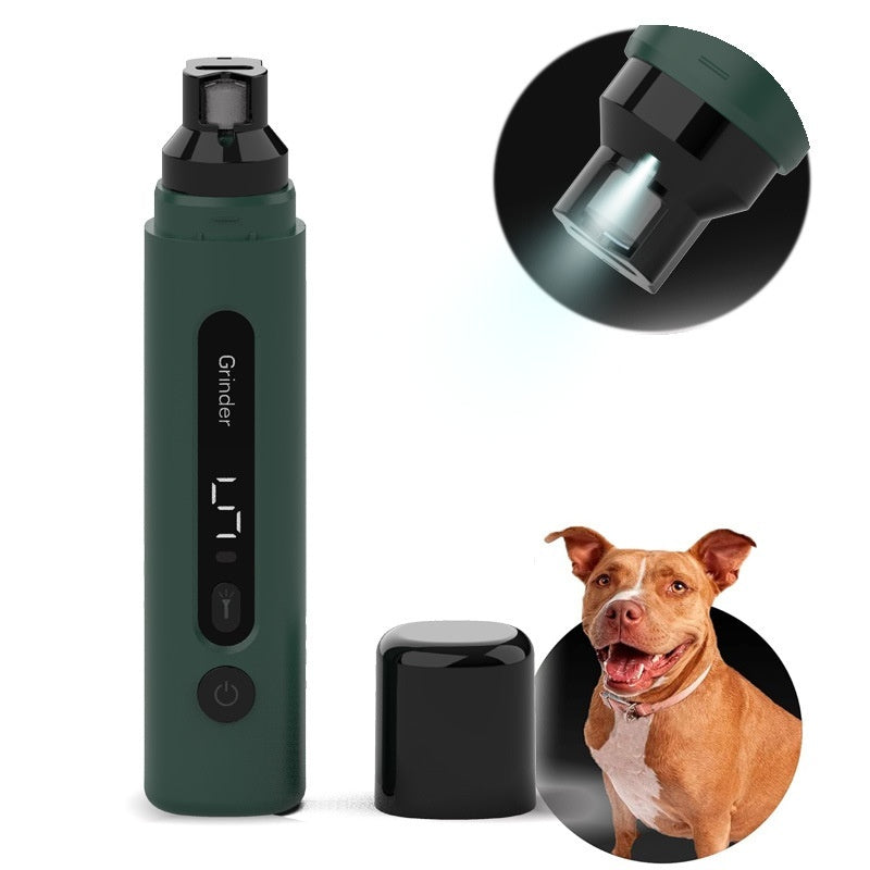 Rechargeable Pet Nail Grinder – Quiet 5-Speed Grooming Tool alternate view