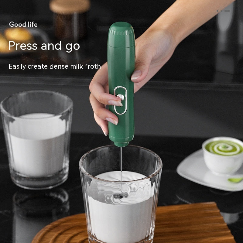 3-Speed Electric Milk Frother – Handheld Coffee & Drink Whisk