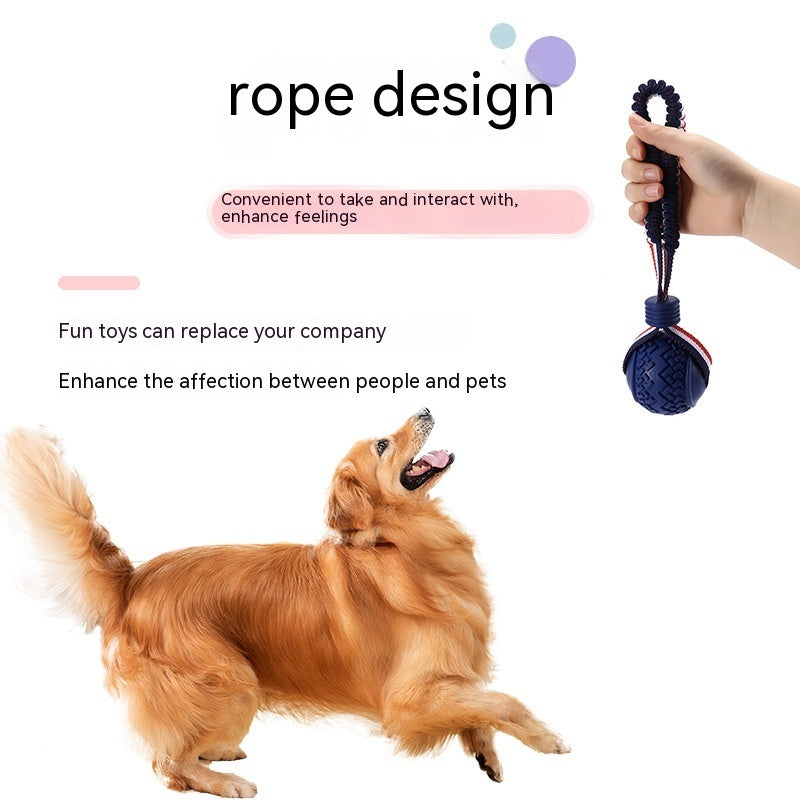 Interactive Dog Tug Ball – Durable Rope Chew & Training Toy alternate view