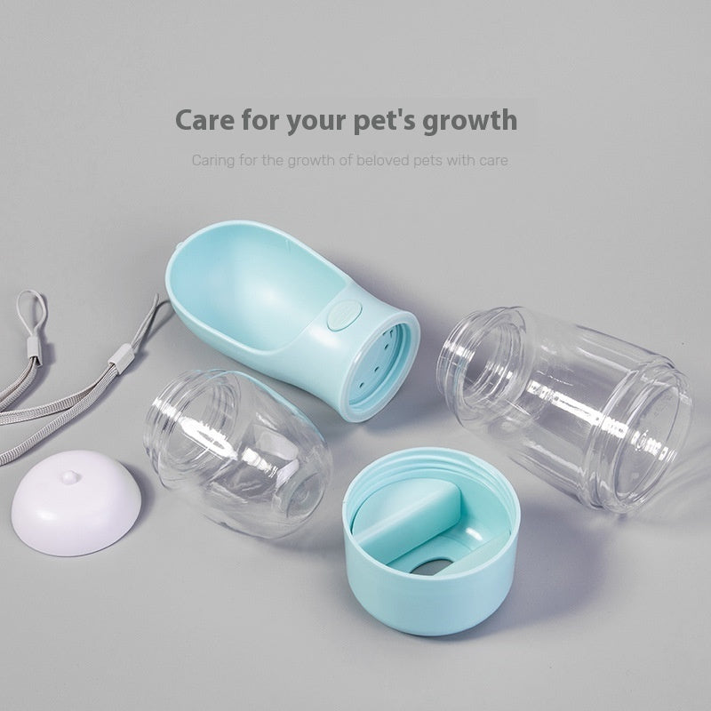 3-in-1 Portable Dog Water Bottle – Food & Waste Bag Dispenser alternate view