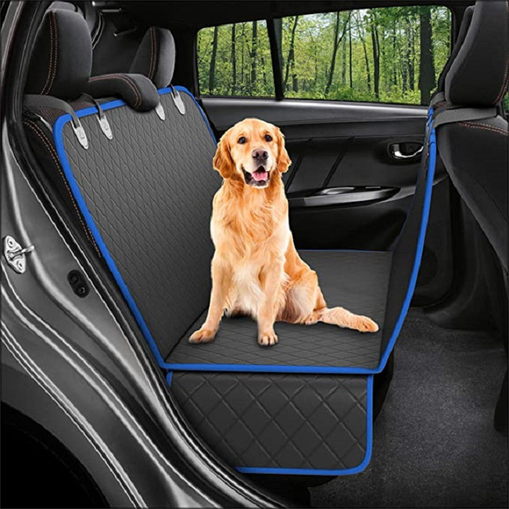 Waterproof Dog Car Seat Cover – Mesh Hammock & Safety Protector