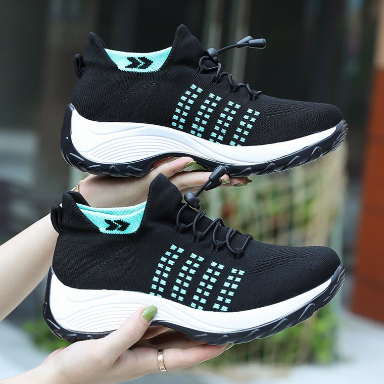 Breathable Shoes Trendy And Fashionable Lightweight Socks Womens Athletic Shoes product image