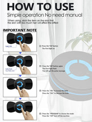 Portable EMS Mini Electric Neck Back Body Massager Cervical Electric Neck Back Massager Muscle Therapy Pressure Pain